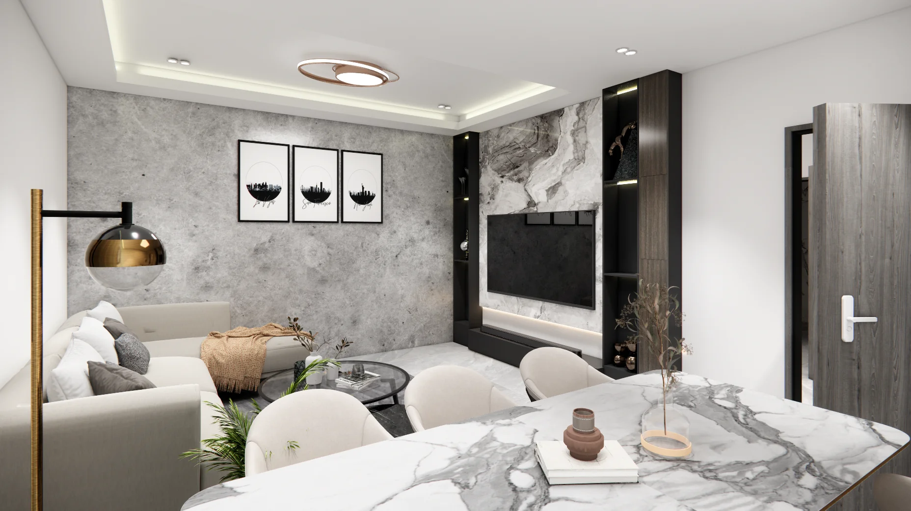 Résidence la tulipe Bordj El Kiffan - intérieur moderne - appartement F2 F3 F4 Chéraga